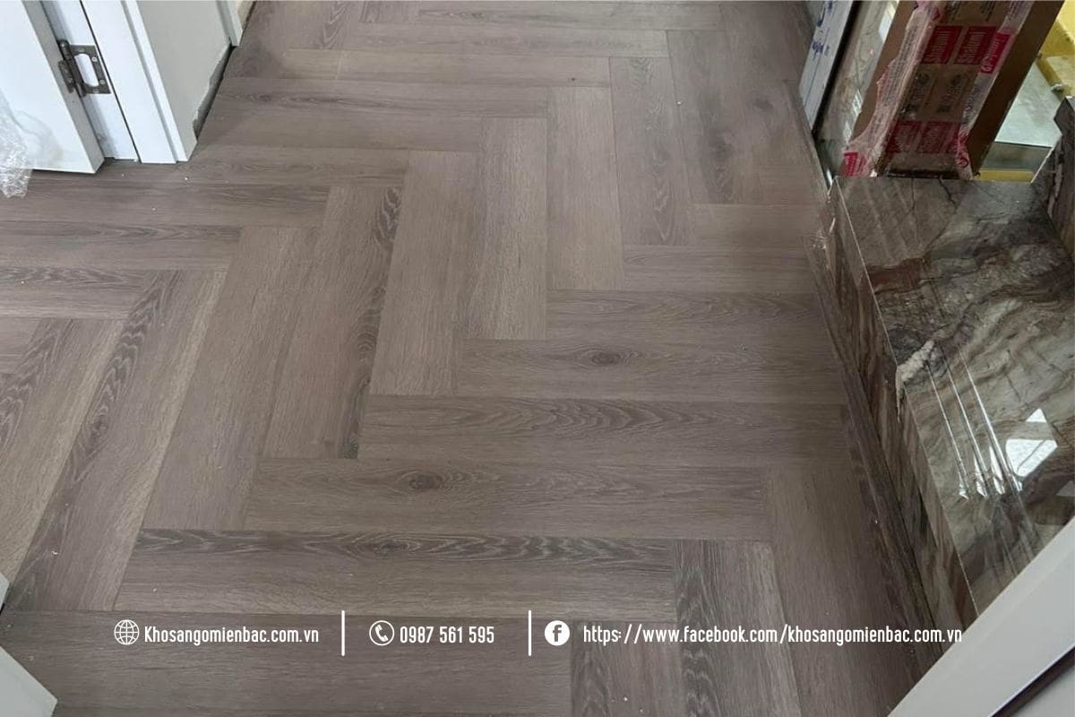 Sàn gỗ xương cá cốt đen FB-250 Kepler Flooring