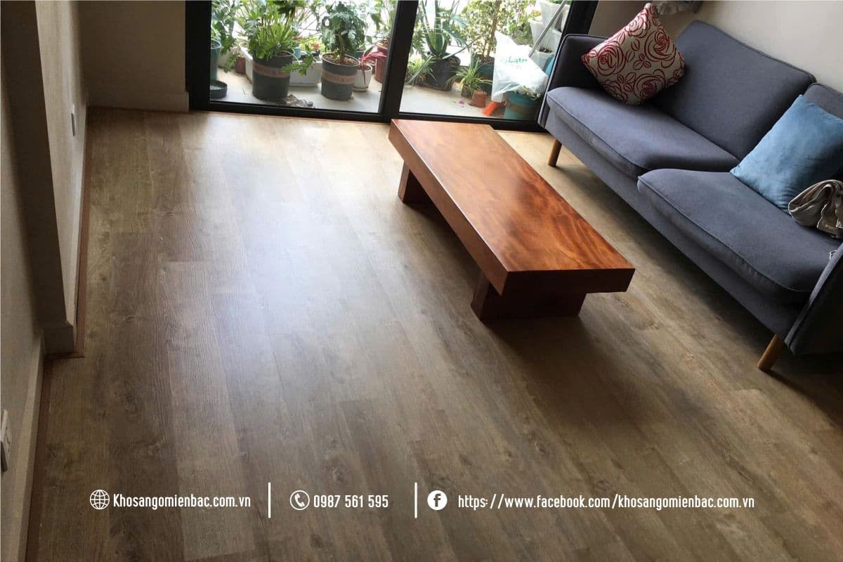 Thi Công Sàn Nhựa Glotex 4mm - S480 tại Nam Định