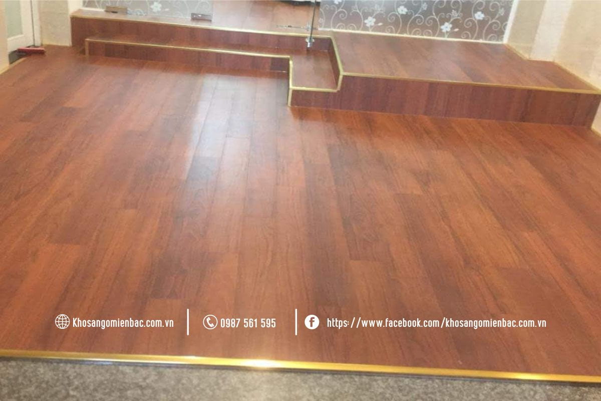 Nẹp đồng trang trí sàn gỗ