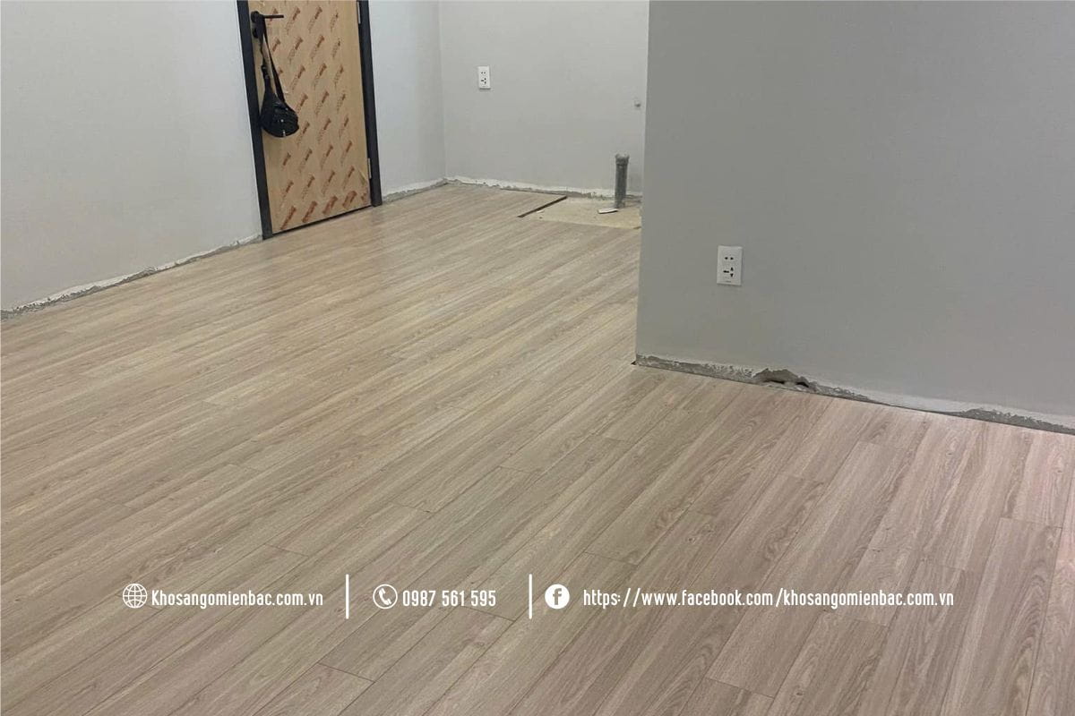 Thi Công Sàn gỗ Wilson W445 - 8mm tại Thái Nguyên