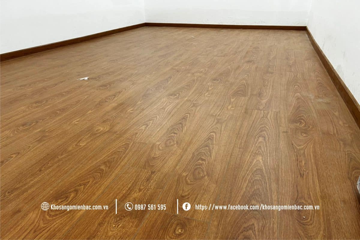 Thi công sàn gỗ Wilson 553 - 8mm tại Thái Nguyên