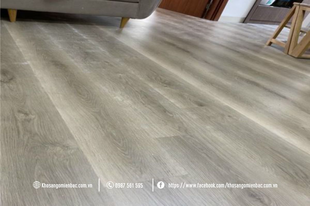 Thi công sàn nhựa Blue angle B681-6mm tại Bắc Ninh