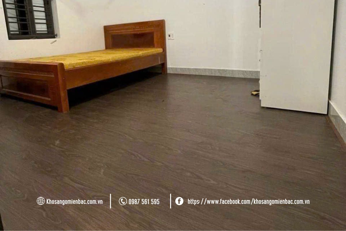 Thi Công Sàn Nhựa Glotex 6mm - C609 tại Nhổn