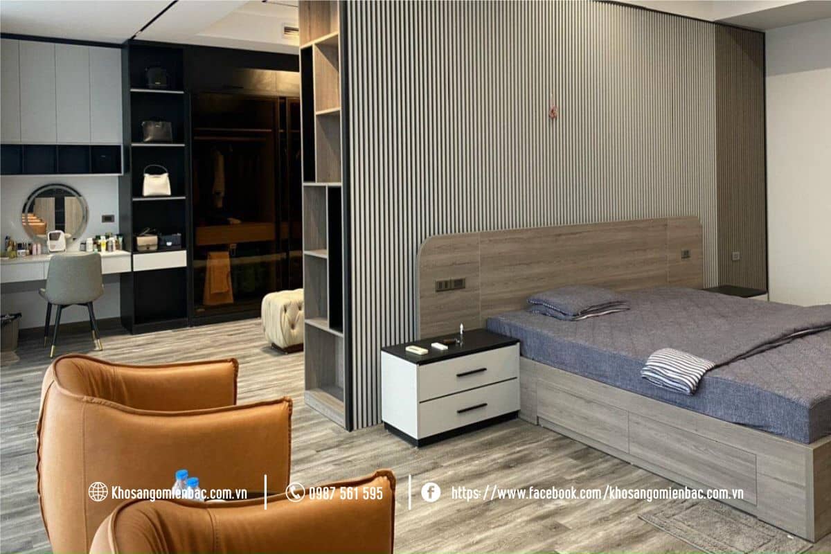 Thi công sàn nhựa Vfloor 6mm-V602 tại Nam Định