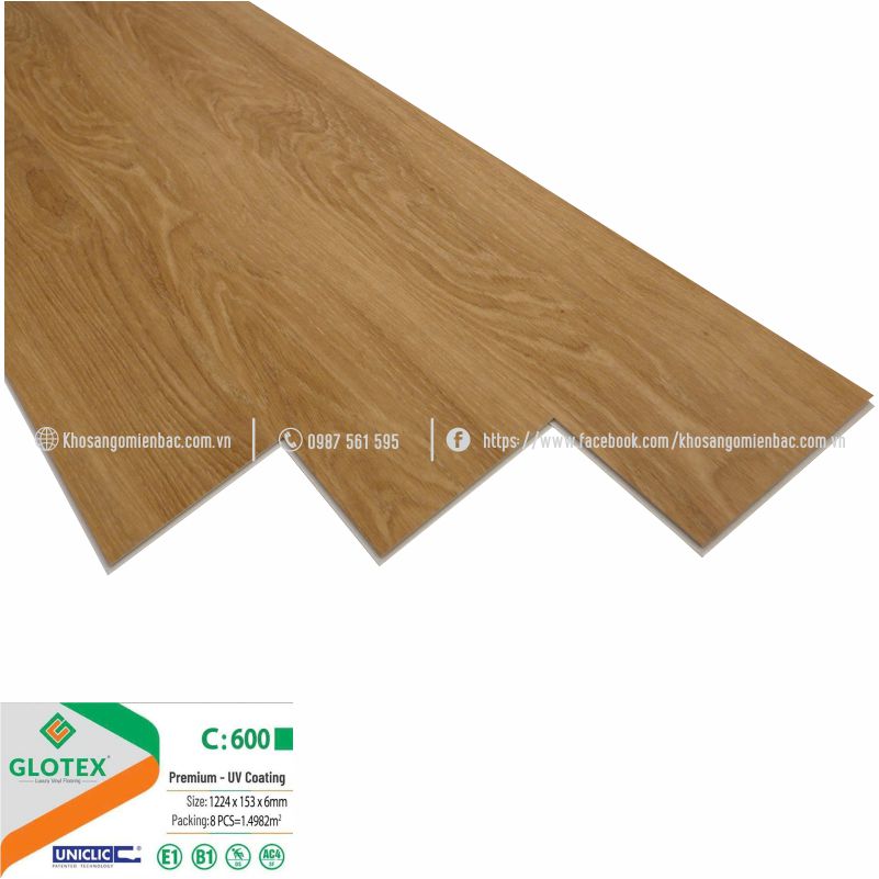 Sàn Nhựa Glotex C600
