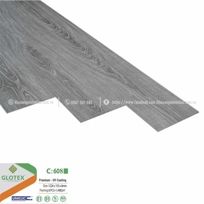 Sàn Nhựa Glotex C608