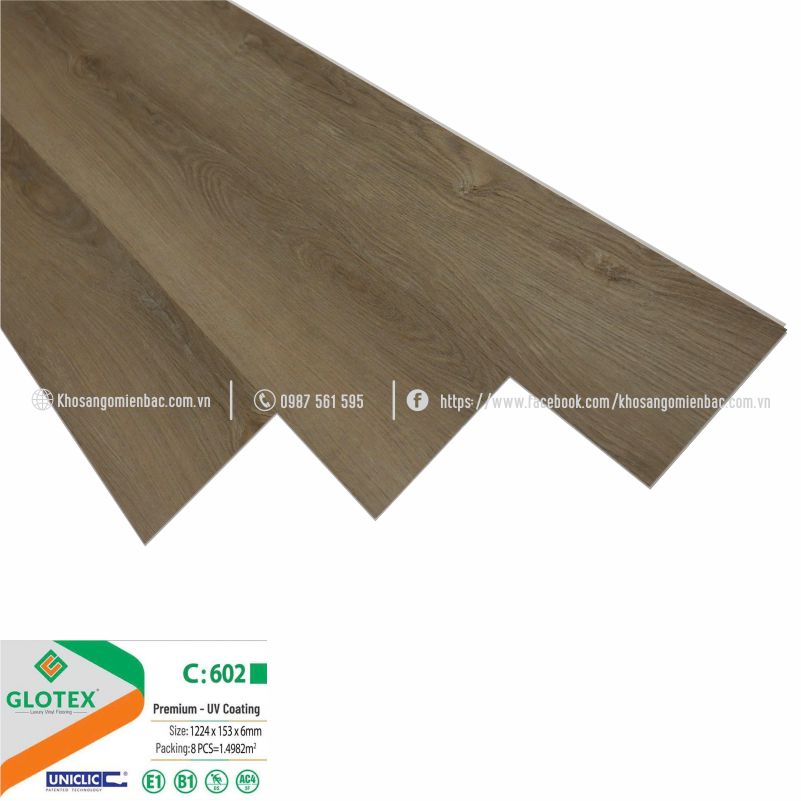Sàn Nhựa Glotex C602