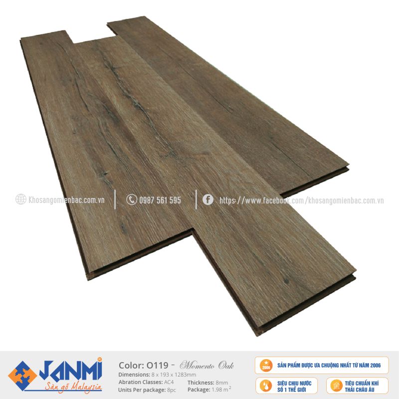 Sàn Gỗ Janmi O119