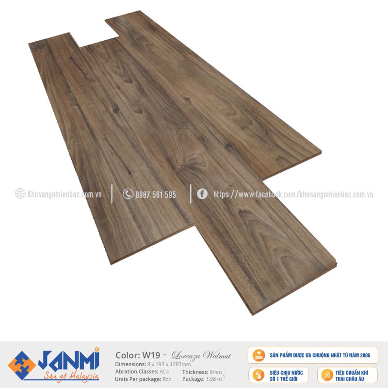 Sàn Gỗ Janmi W19