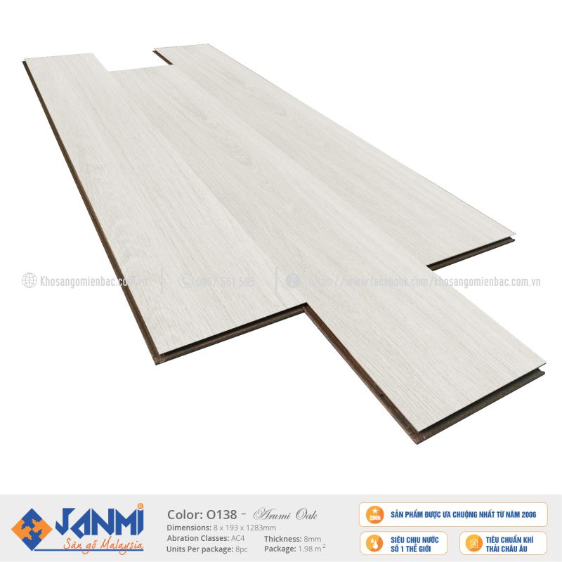 Sàn Gỗ Janmi O138