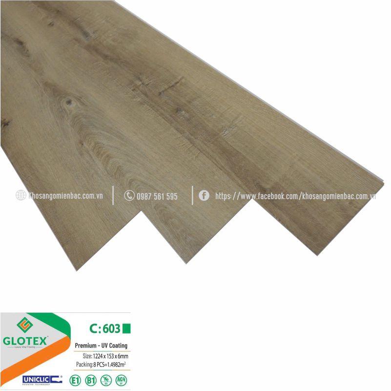 Sàn Nhựa Glotex C603