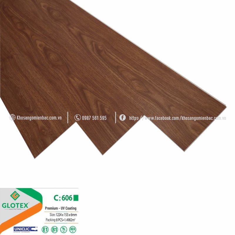 Sàn Nhựa Glotex C606