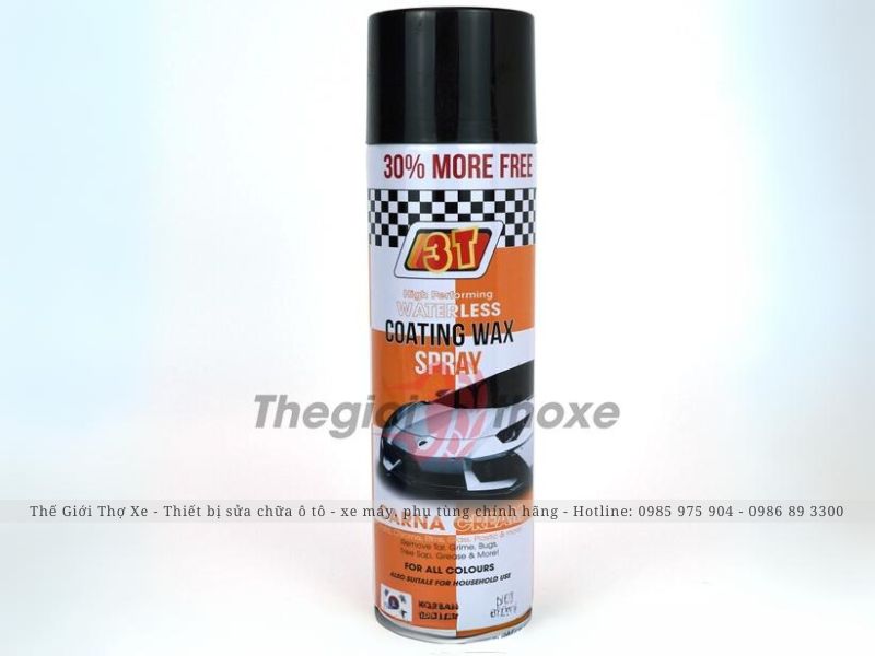 Bình xịt xóa vết xước, nhựa nhám 3T Carna 