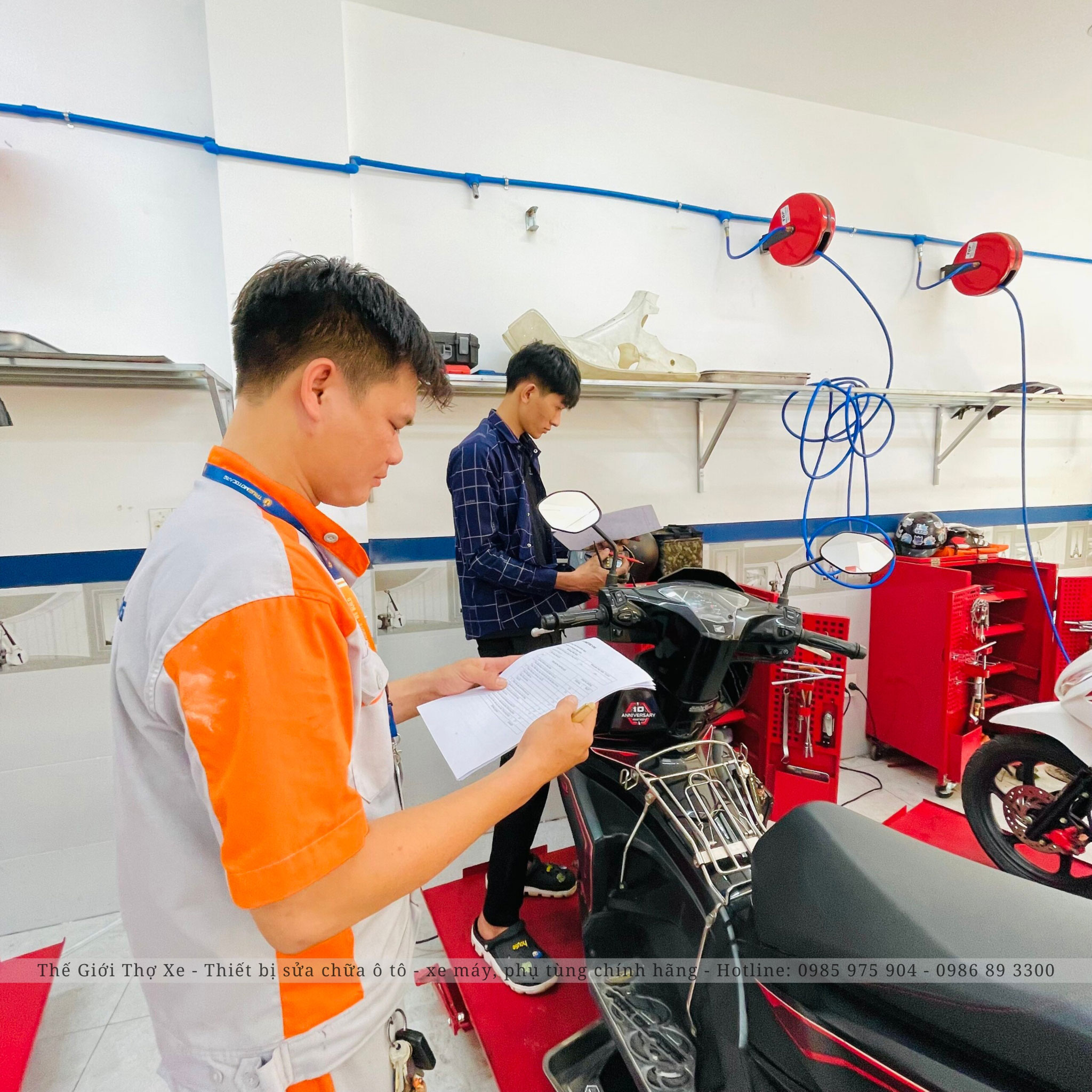 Bạn hoàn toàn có thể làm giàu với nghề sửa xe máy nếu gắn bó lâu dài với nghề