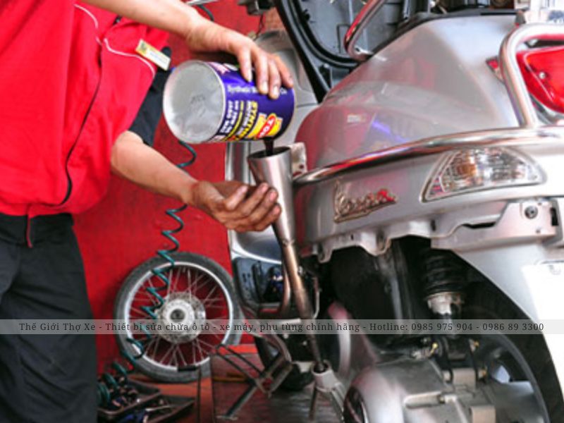 Giá thay dầu xe máy phụ thuộc vào loại xe bạn đang sử dụng