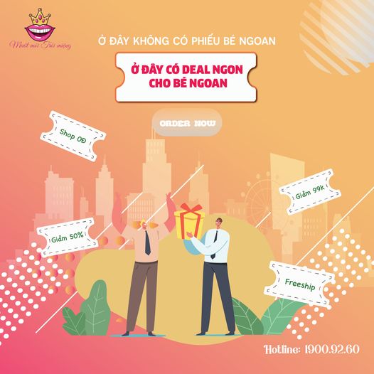 Ở ĐÂY KHÔNG CÓ PHIẾU BÉ NGOAN  Ở ĐÂY CÓ DEAL NGON CHO BÉ NGOAN