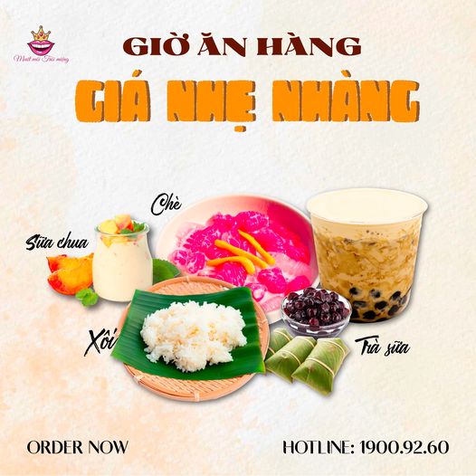 GIỜ ĂN HÀNG - GIÁ NHẸ NHÀNG