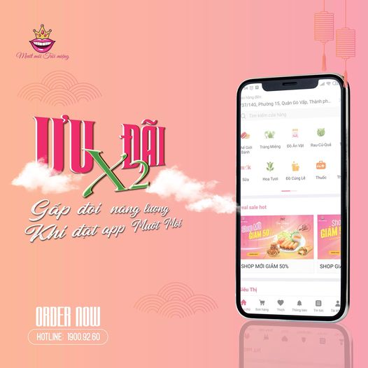 💥 ƯU ĐÃI NHÂN HAI GẤP ĐÔI NĂNG LƯỢNG KHI ĐẶT TẠI APP MƯỚT MÔI 💥