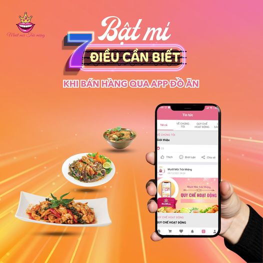 BẬT MÍ 7 ĐIỀU CẦN BIẾT KHI BÁN HÀNG QUA APP ĐỒ ĂN