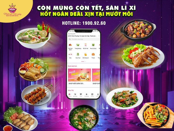 CÒN MÙNG CÒN TẾT, SĂN LÌ XÌ HỐT NGÀN DEAL XỊN TẠI MƯỚT MÔI