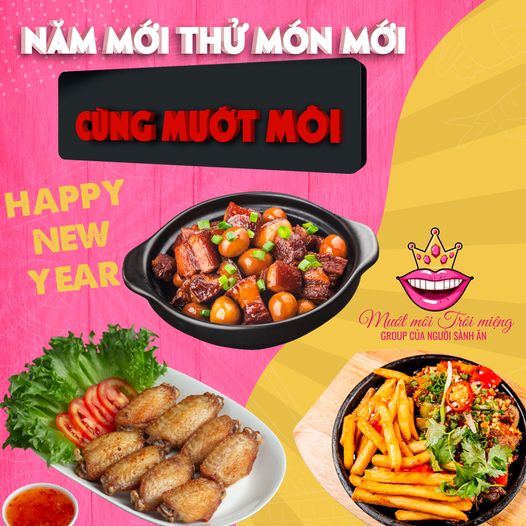 NĂM MỚI THỬ MÓN MỚI CÙNG MƯỚT MÔI