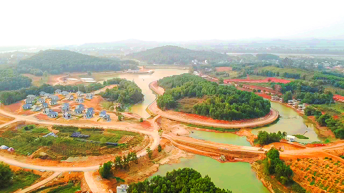 Cập nhật tiến độ thi công tháng 03/2023 - Dự án Resort Sao Mai, Xã Thọ Lâm, huyện Thọ Xuân, tỉnh Thanh Hóa