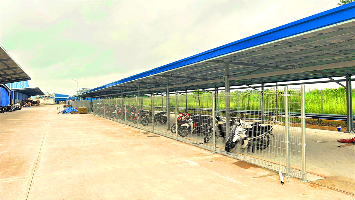 Cập nhật tiến độ thi công dự án tháng 06/2023 - Hạng mục phát sinh “Nhà xe - Nhà rác - Nhà kho hóa chất” thuộc dự án “Nhà máy dệt và may trang phục Ramatex Nam Định - giai đoạn 1”