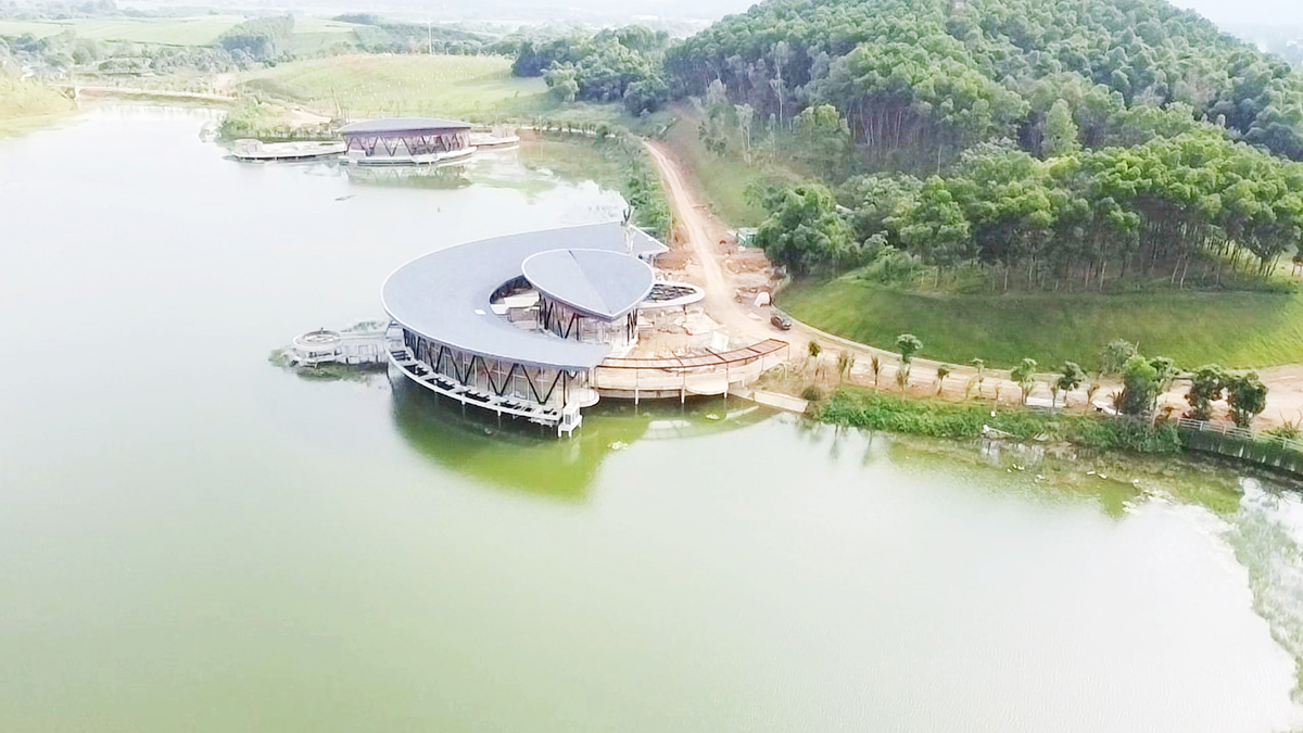 Cập nhật tiến độ thi công tháng 08/2023 - Dự án Resort Sao Mai, xã Thọ Lâm - huyện Thọ Xuân - tỉnh Thanh Hóa.