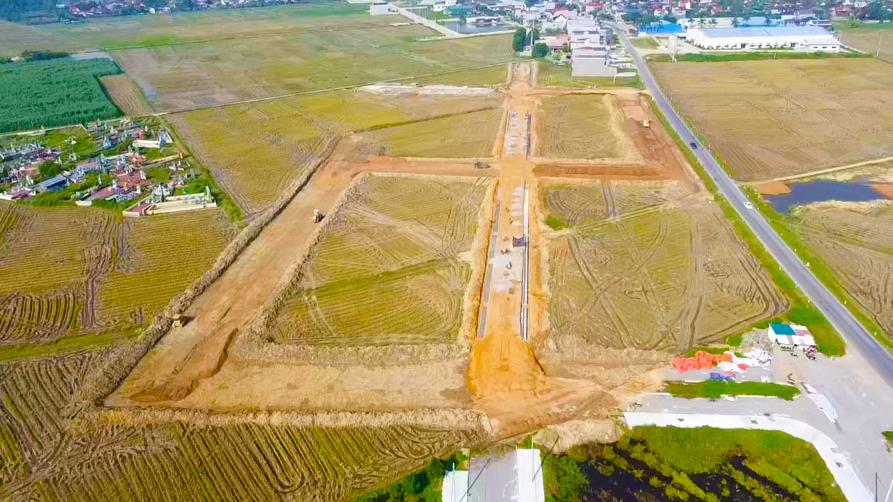 Cập nhật tiến độ thi công tháng 10/2023 - Dự án Hạ tầng kỹ thuật khu dân cư Xã Xuân Hòa, Huyện Thọ Xuân, Tỉnh Thanh Hóa