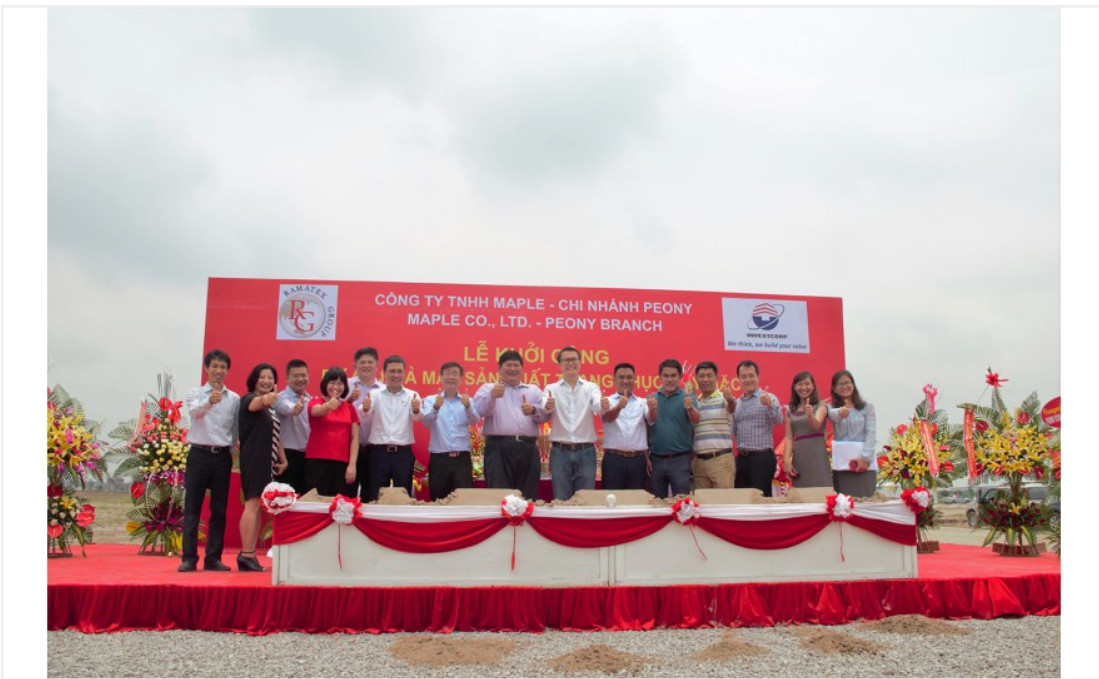 Dự án Nhà máy sản xuất trang phục may mặc của Công ty TNHH Maple – Chi nhánh Peony