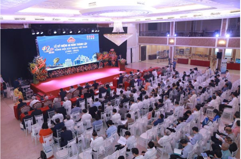 Kỷ niệm 40 năm thành lập Tổng hội Xây dựng Việt Nam