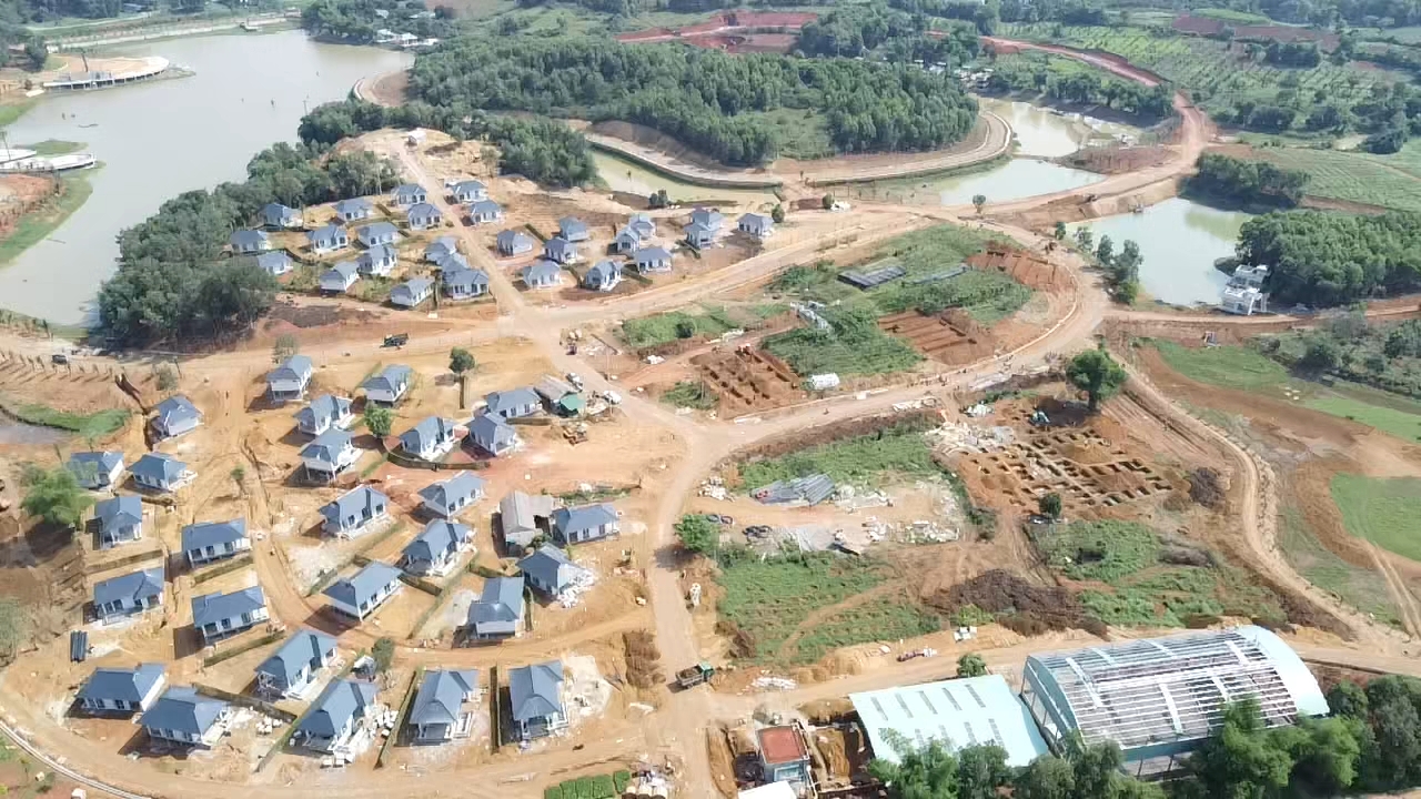 Cập nhật tiến độ thi công tháng 04/2023 – Dự án Resort Sao Mai, xã Thọ Lâm – huyện Thọ Xuân – tỉnh Thanh Hóa