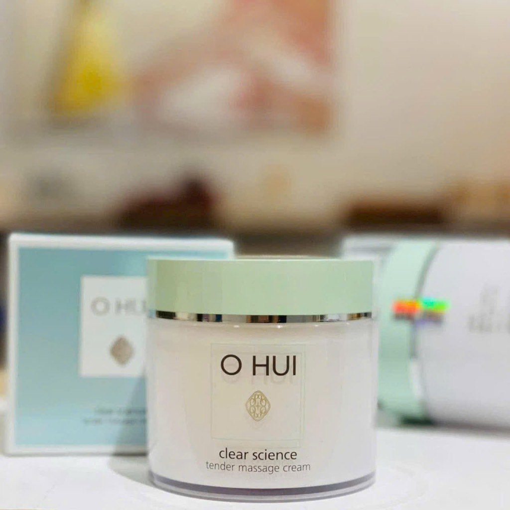 Kem Massage OHUI Tender Massage Cream dưỡng săn chắc sáng da 230ml