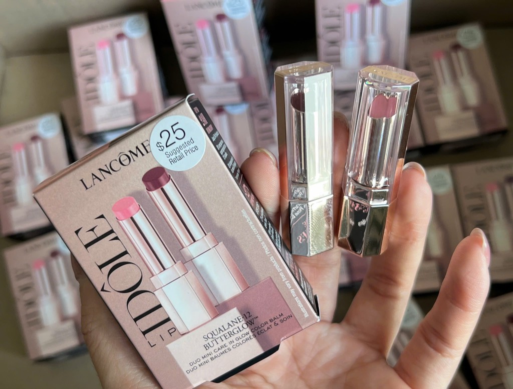 Set Son Dưỡng Lancome Idole Lip Butter Glow