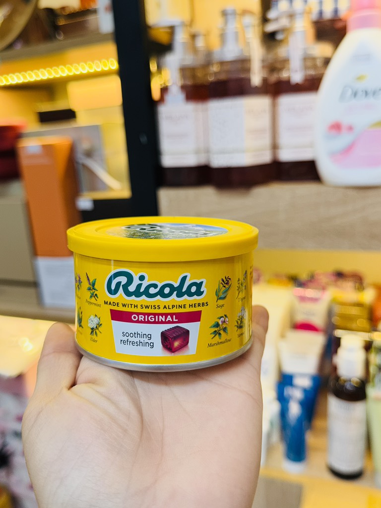 Kẹo Ngậm Ho Thảo Dược Ricola Original 100g