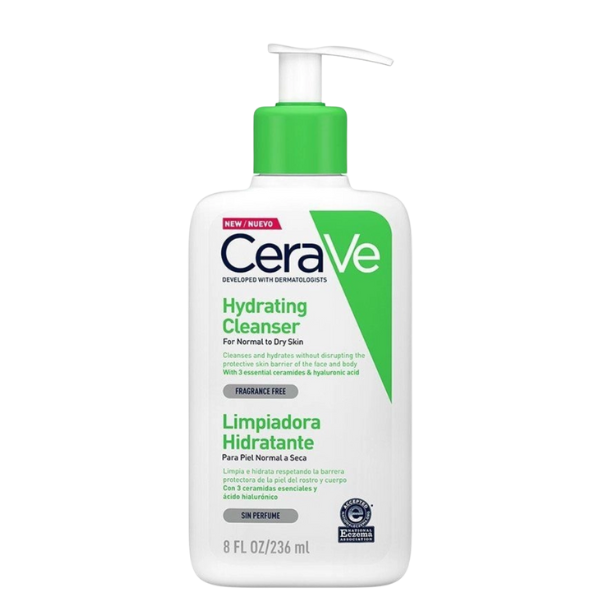 Sữa Rửa Mặt Cerave Hydrating Cleanser 236ml  (Da Thường+Khô)