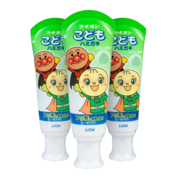 Kem đánh răng Lion vị dưa lưới 40g cho bé