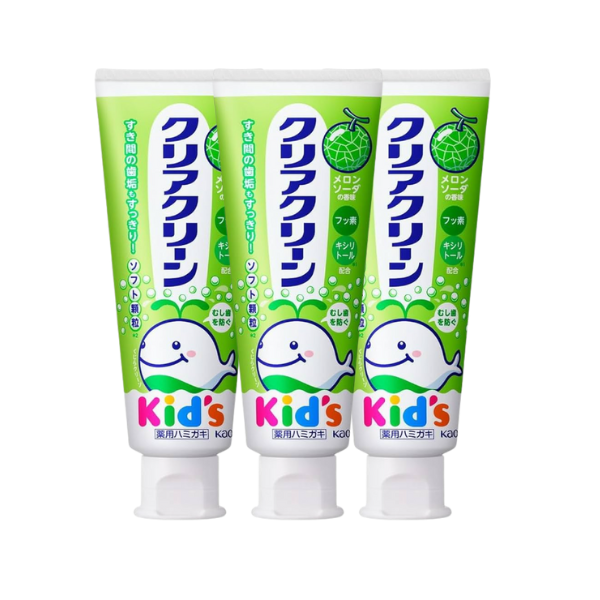 Kem Đánh Răng Trẻ Em Kao Clear Clean Hương Dưa Lưới 70g