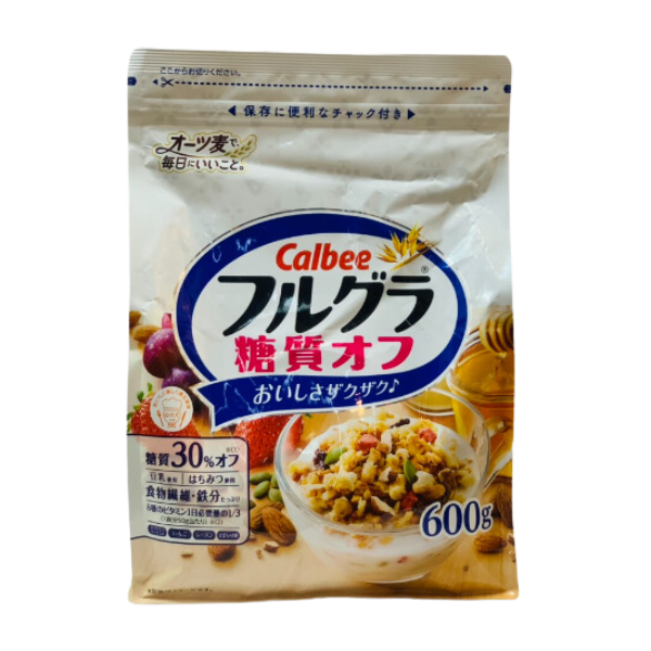 Ngũ Cốc Dinh Dưỡng Nguyên Hạt Calbee Trắng 600g