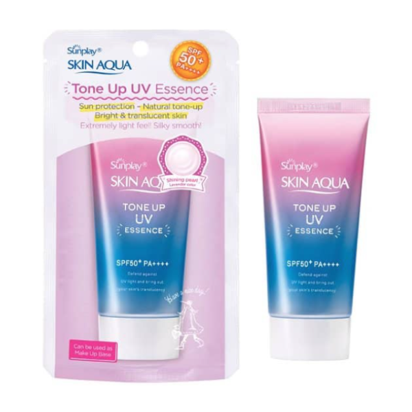 Kem Chống Nắng  Skin Aqua Tone Up UV Essence SPF50+/PA++++ 80g (Tím)