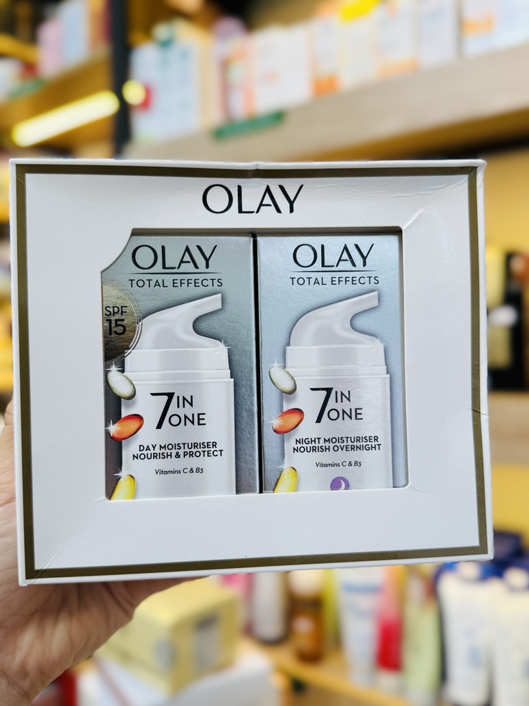 Set 2 hũ kem dưỡng ngày và đêm chống lão hóa Olay Total Effects 7 in One