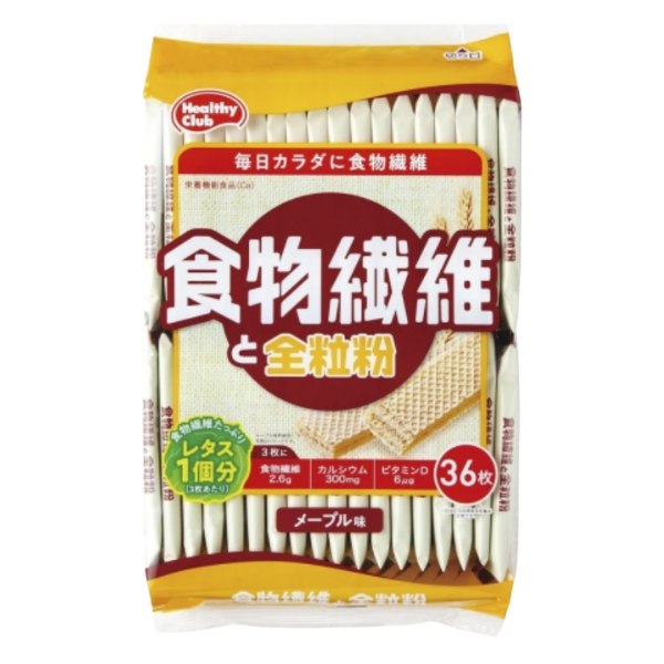 Bánh xốp Hamada Heathy bổ sung canxi  & Chất Xơ Vị Lúa Mì