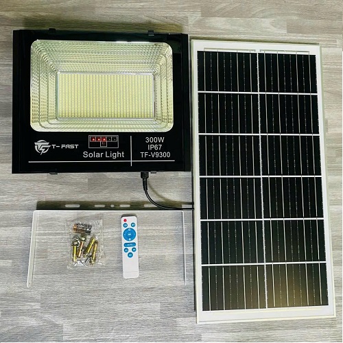 Đèn pha năng lượng mặt trời 300W TF-V9300 vỏ nhôm