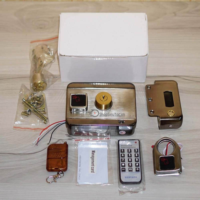 Khoá cửa thẻ từ - Mở Cửa Bằng Thẻ Từ và Remote Không Dây