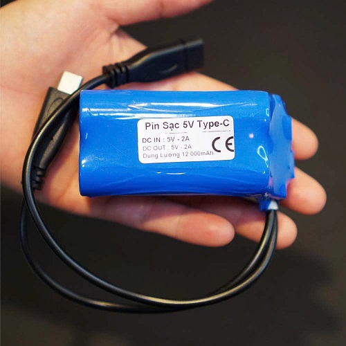 Pin lưu điện camera 5V 12.000mAH Type-C