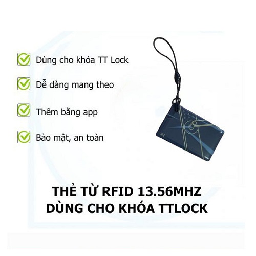 Thẻ từ Mifare Card tần số 13.56Mhz dùng cho khóa cửa