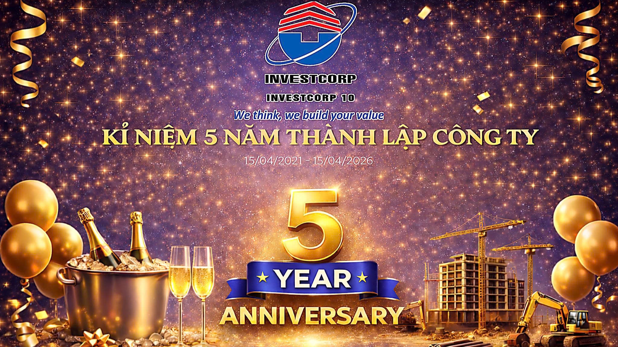Lễ kỷ niệm 5 năm thành lập Công ty Cổ phần INVESTCORP 10