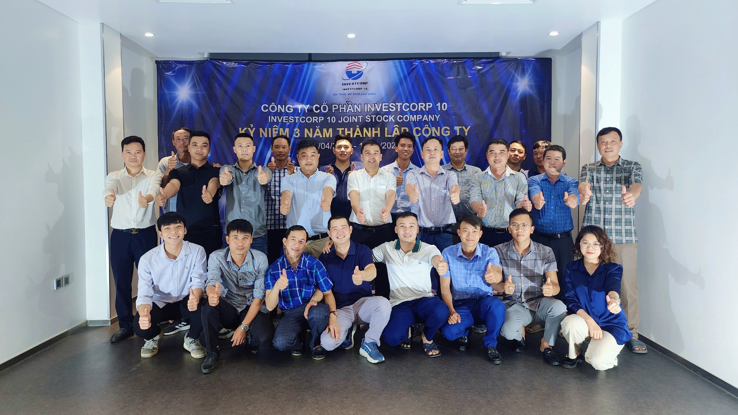 Lễ kỷ niệm 03 năm thành lập Công ty Cổ phần INVESTCORP 10