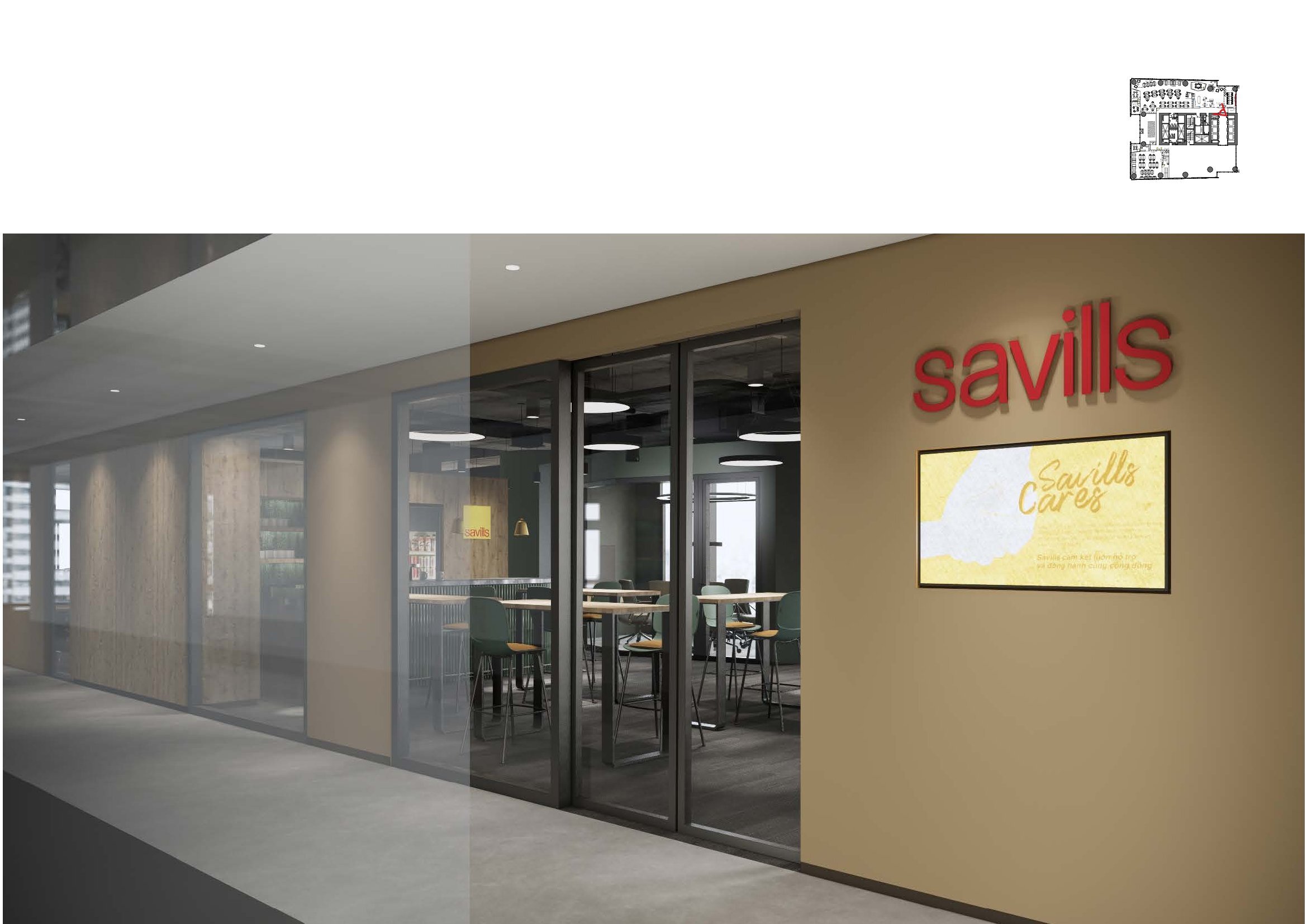 Dự án cải tạo văn phòng Savills tầng 21 toà tây - toà nhà Lotte Center Hà Nội