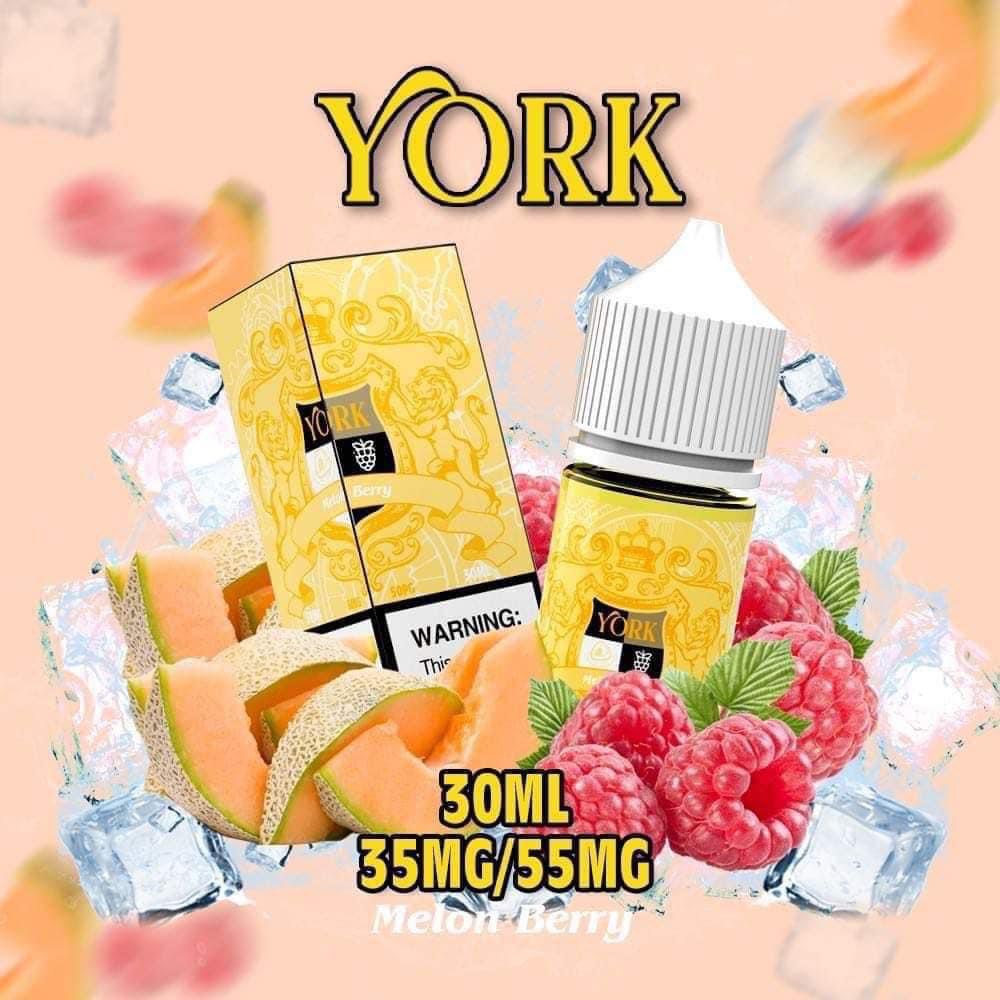 York (Salt)(30ml) Melon Berry - Dưa gang mân xôi